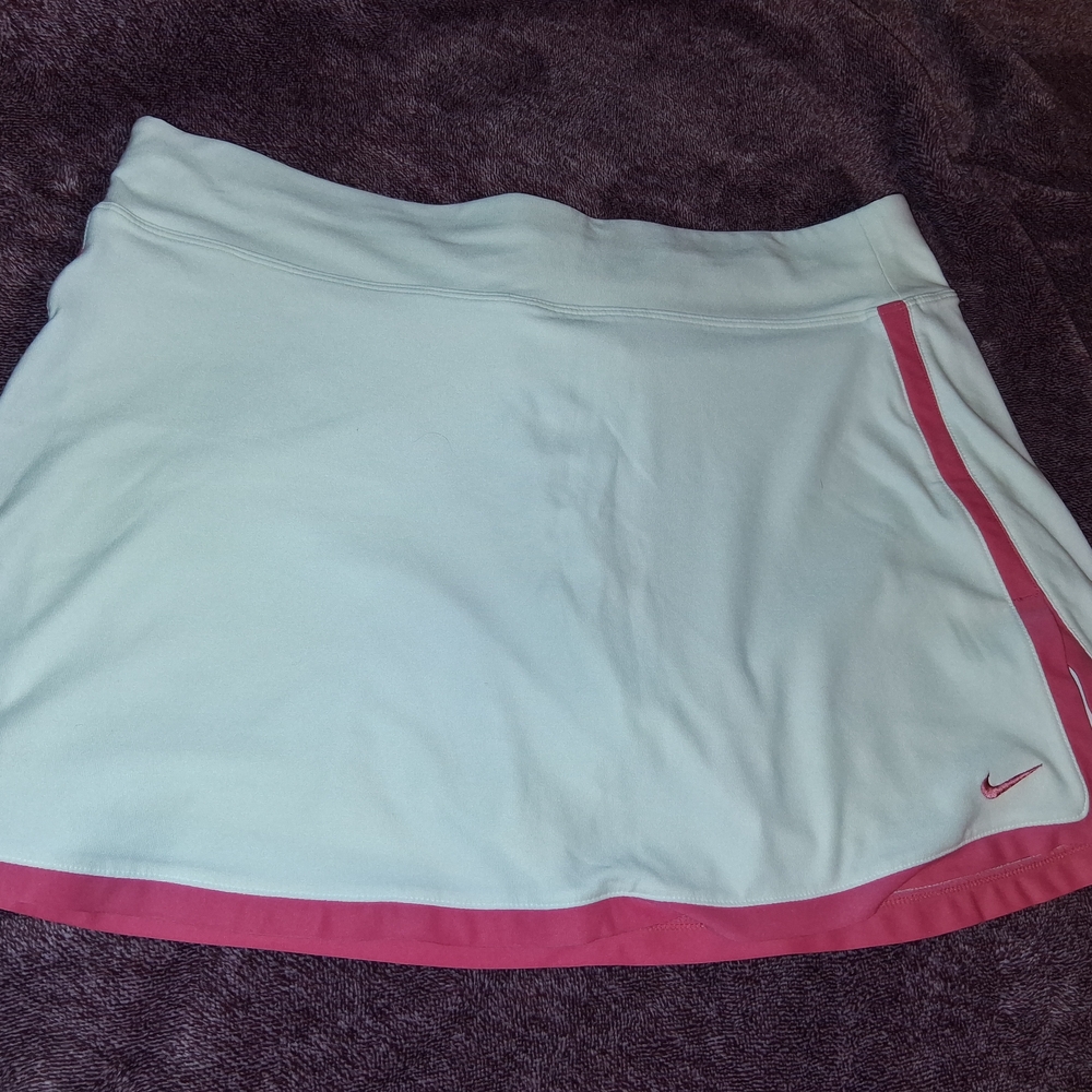 Nike White Pink Tennis Golf Skort Athletic
